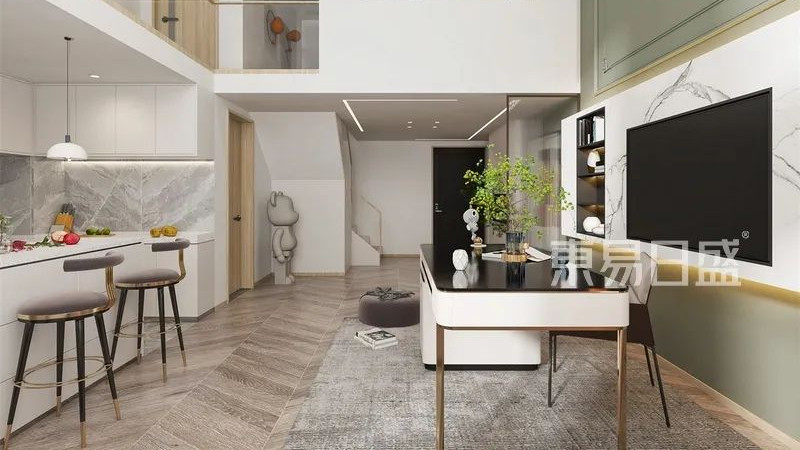 105平米现代轻奢风装修案例实景 走进治愈系家居