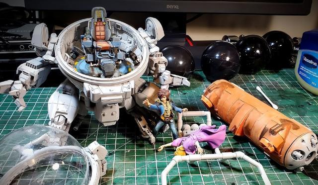 高达|独角兽高达场景作品,巴纳吉特洛八