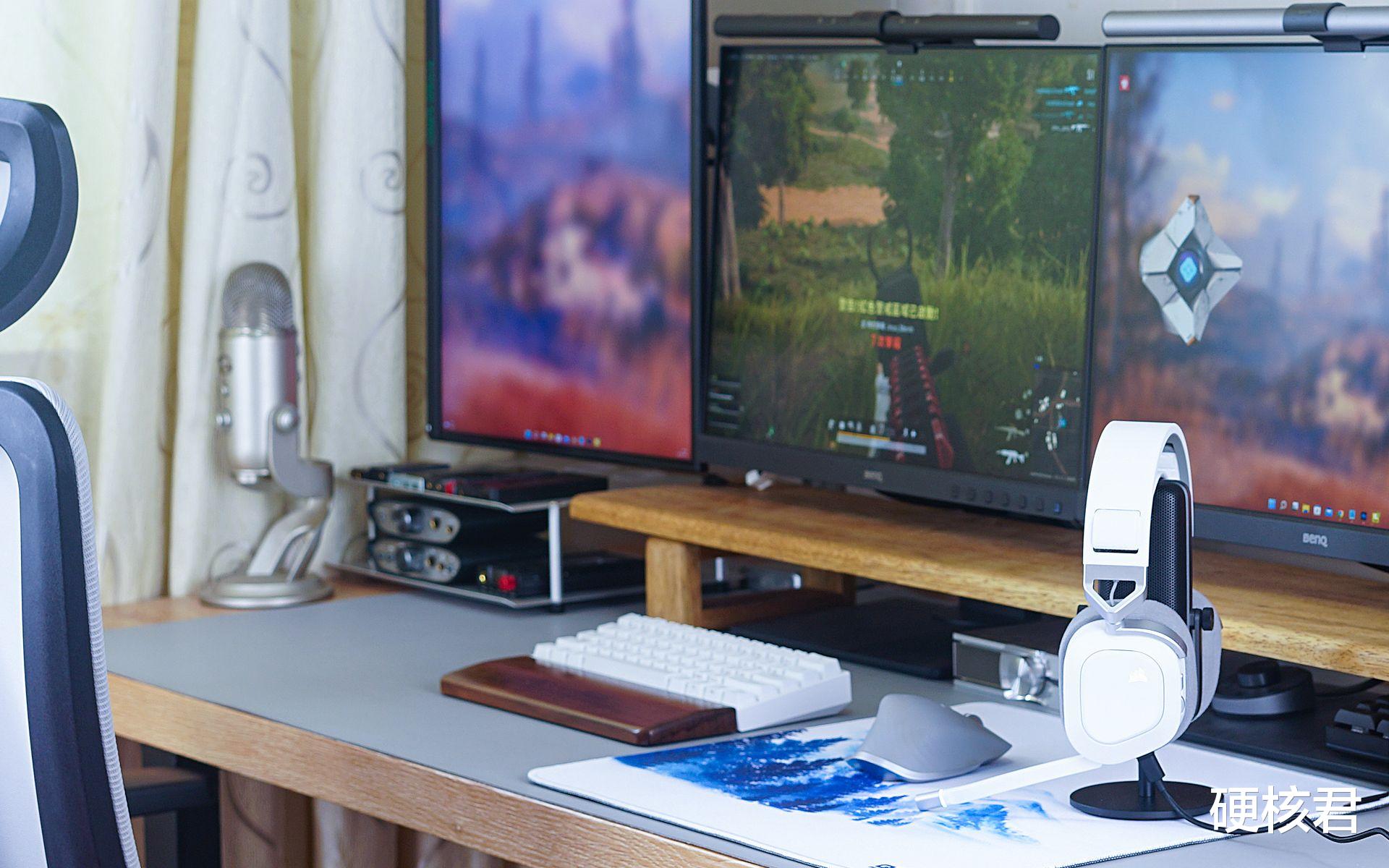 耳机|享受电竞音效的沉浸盛宴！美商海盗船HS80白色版耳机体验！