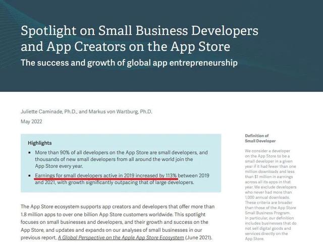 App Store|2019年至今，App Store让国内小型开发团队收入翻倍