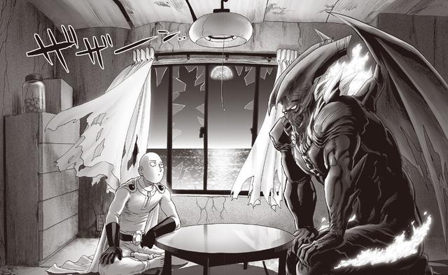 索隆|一拳超人重制版209话被槽致敬刃牙父子大战埼玉：饿狼你坐下