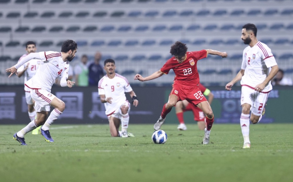 国足又输了。

迪拜杯，U23