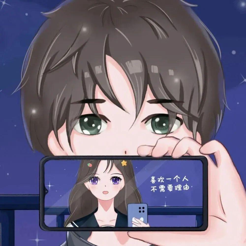 |动漫头像：有山就有路，有河就能渡。