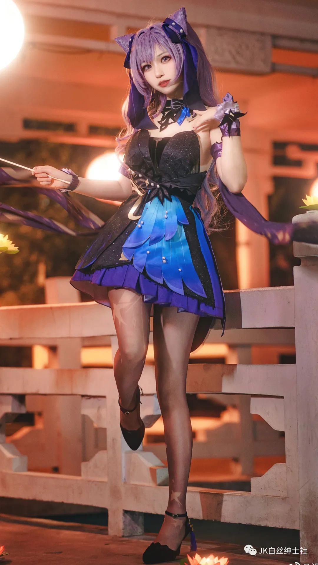 |cos：原神刻晴飞彩镌流年cos正片@源子