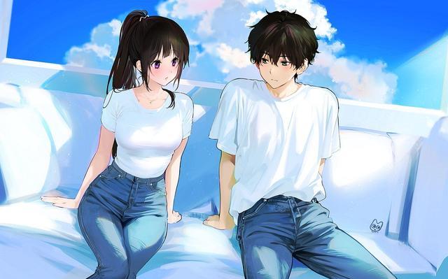 同人|冰菓新同人图:超级会玩的折木夫妇化身为天使的千反田遭遇恶堕