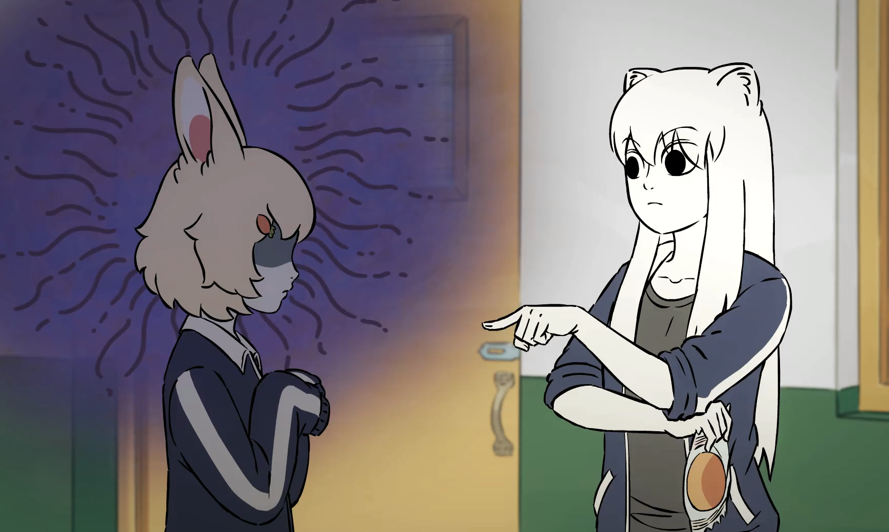 爱死亡和机器人第三季|非人哉：九月和小玉的第一次见面太逗了，九月想装X差点被揍