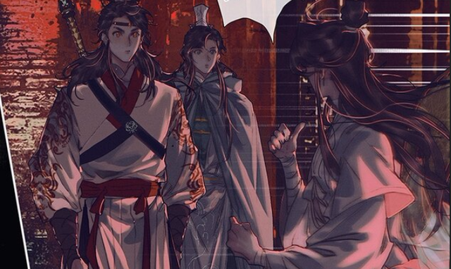 谢怜|天官赐福漫画:管完了郎千秋管谢怜,风师的鬼市之行,真是操碎心