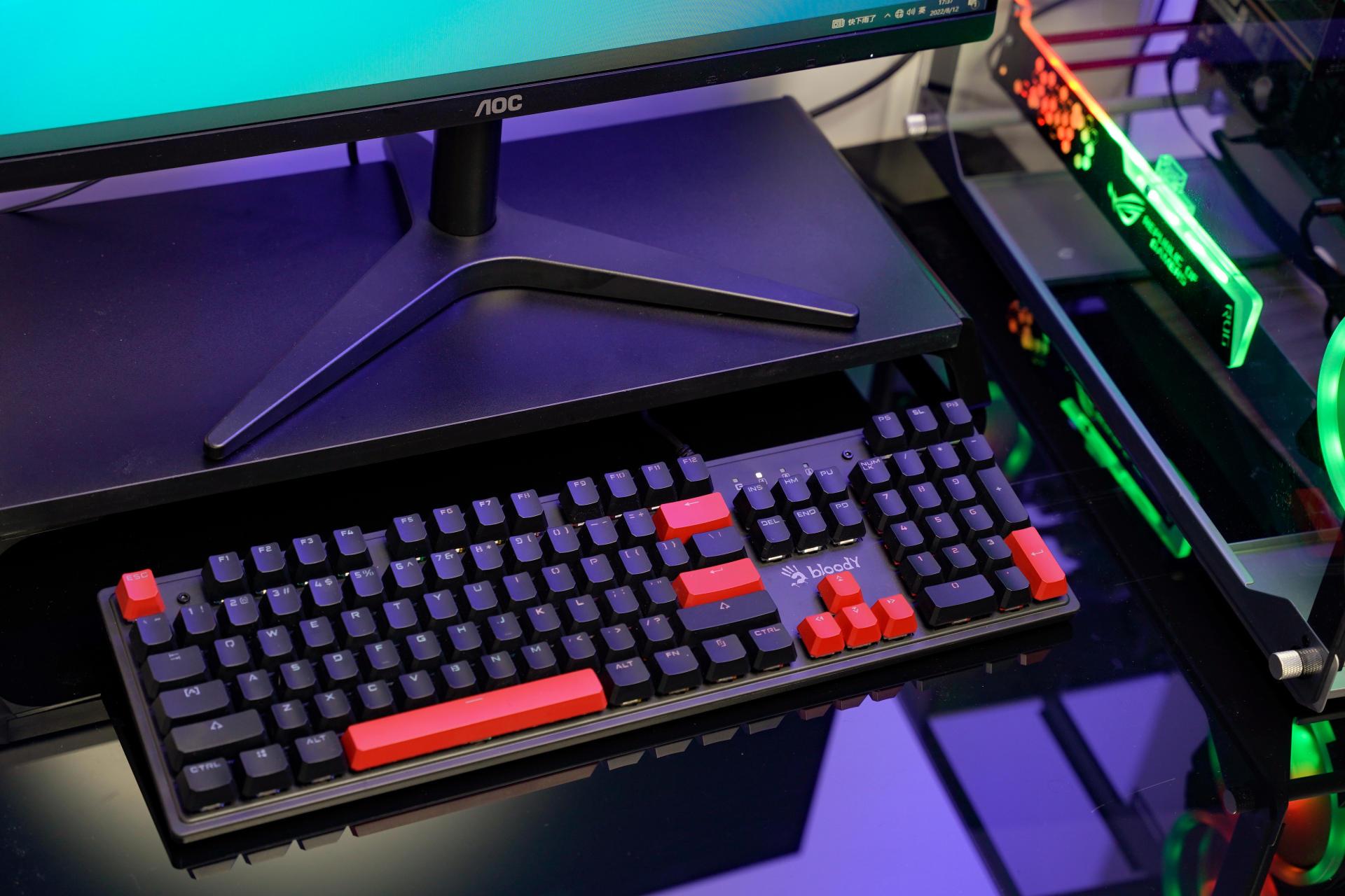 机械键盘|游戏办公不二之选，血手幽灵S510N机械键盘上手体验