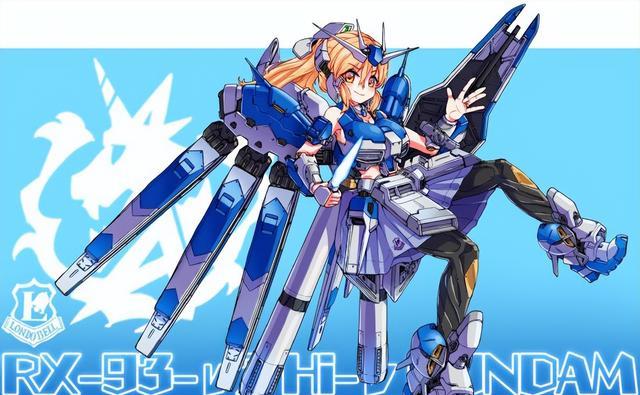 高达|可爱风格高达机娘插画,海牛与梅萨大家喜欢谁?