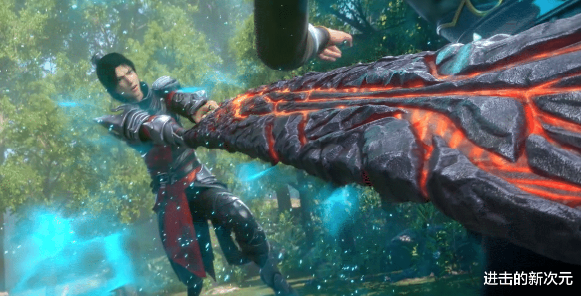 萧炎|定档惊喜还不够，斗破官方又曝光萧炎新建模，陨落心炎的黑袍超帅