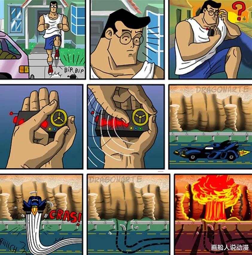 漫威|漫威DC搞笑漫画，蝙蝠侠和超人比赛射飞镖，闪电侠：你们礼貌吗？