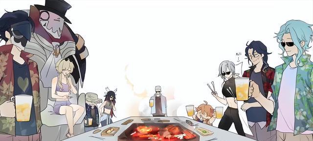 acgn漫评|原神二创:用漫画,来表达愚人众大型吃席现场,会是什么样子?