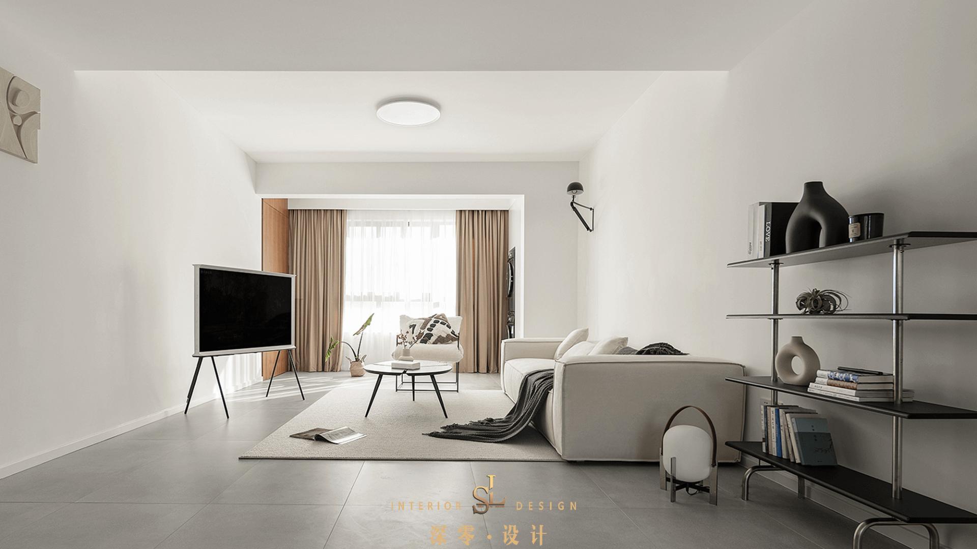 118㎡四室改两室还带个大横厅，电视墙后打造儿童房，搭配原木地板