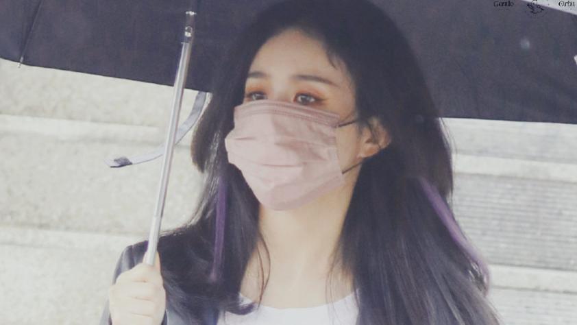 赵丽颖|赵丽颖《推理吧》路透曝光，挑染公主切搭配皮衣皮裤，造型酷飒