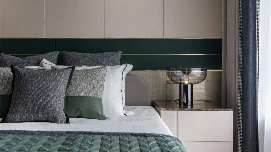 180㎡轻奢格调，薄荷绿的“清凉感”