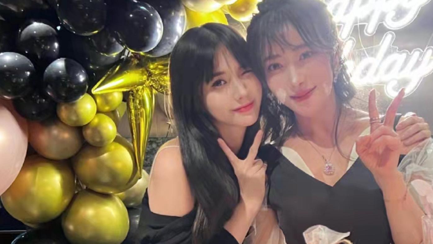 陈紫函|47岁女星陈紫函生日，胸前粉钻价值千万，网友：人生赢家