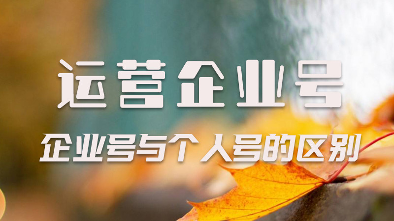 支付宝|运营企业号，理清企业号与个人号的区别（上）