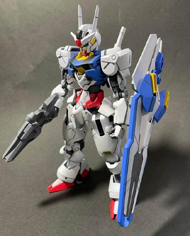 模型|胶板自制HG比例,机动战士高达水星之魔女主角机