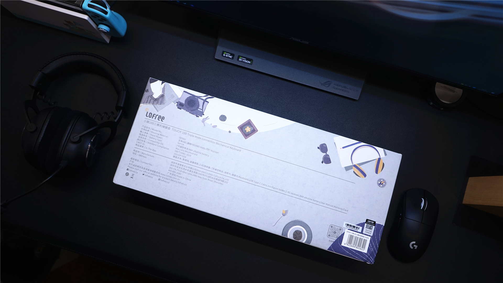 设计师|设计师的桌搭配好物—Lofree洛斐小翘100三模机械键盘使用体验