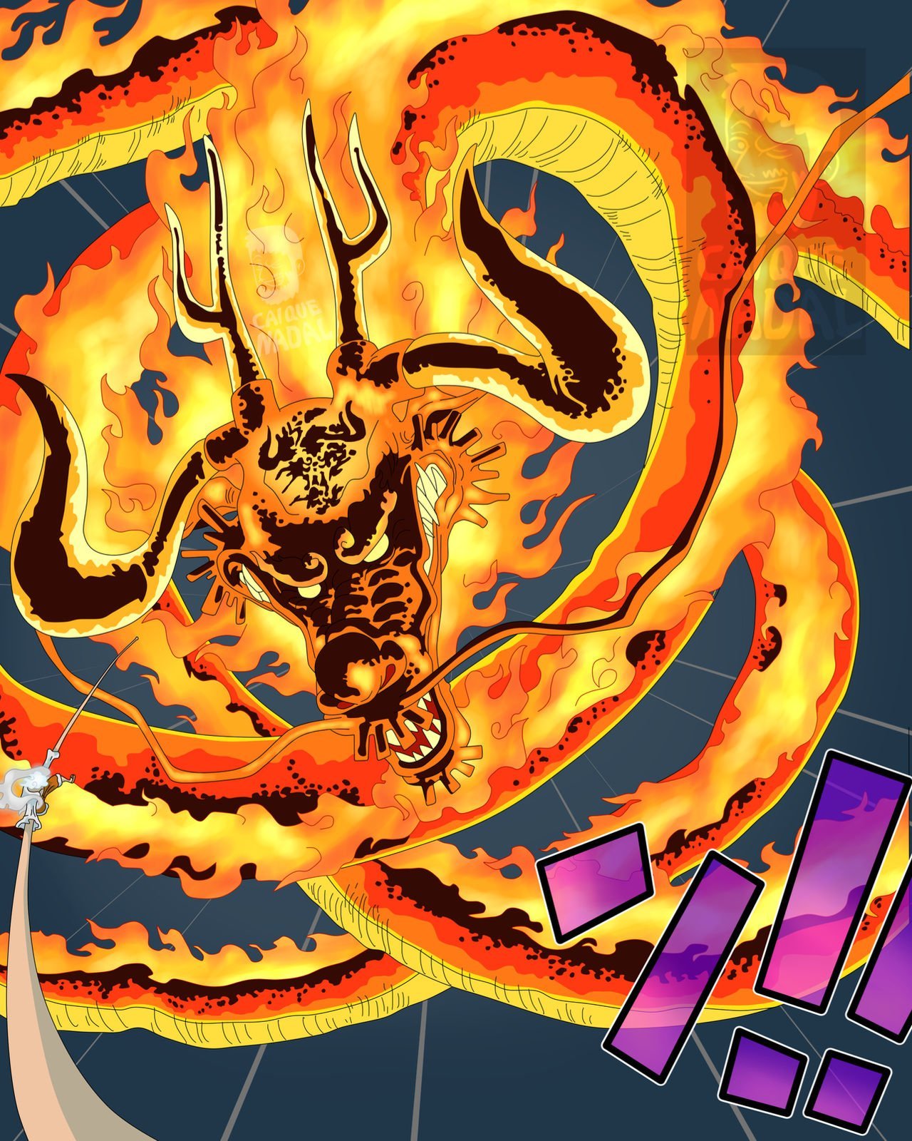 路飞|海贼王1048话:同样是斩火龙,路飞和索隆哪位给你留下的印象最深