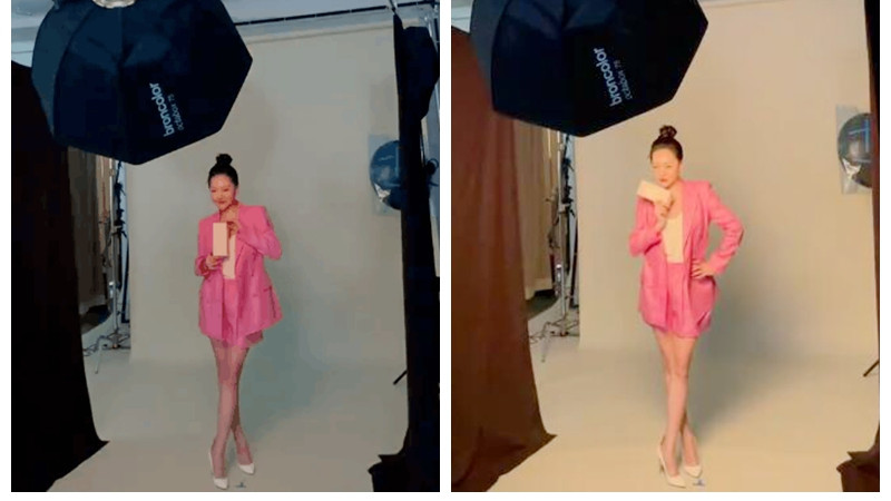 小S|小s接新代言，扎丸子头穿粉色系衣服显娇嫩，动作娴熟超会拍照