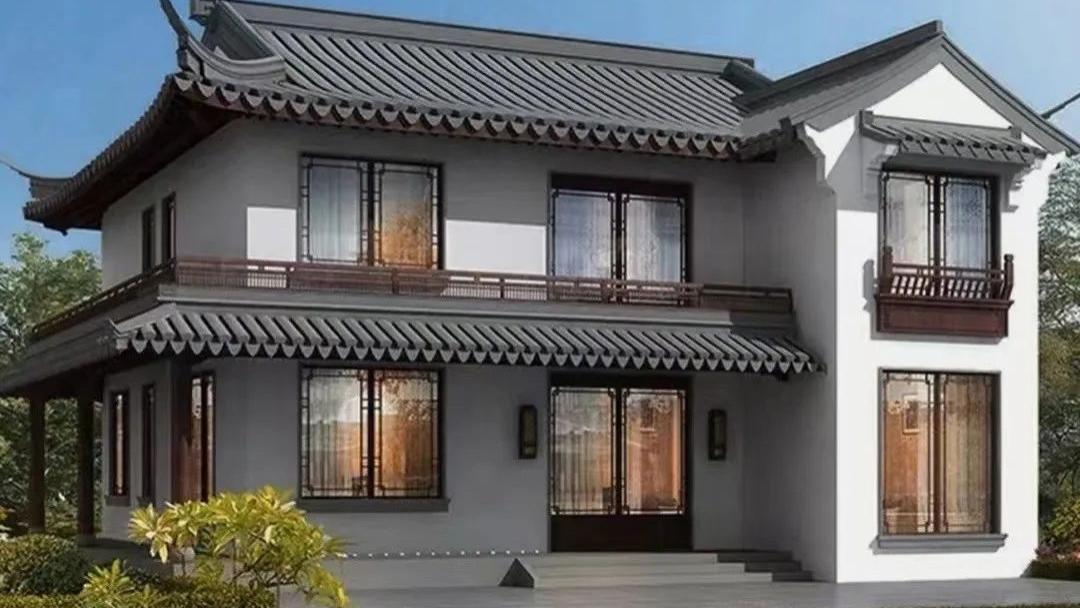 想在农村建一所中式别墅，这个户型是你理想的候选之一