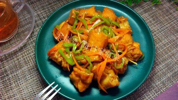 青椒|剩油条炒着吃，不浪费还美味，助你十分钟搞定早餐！