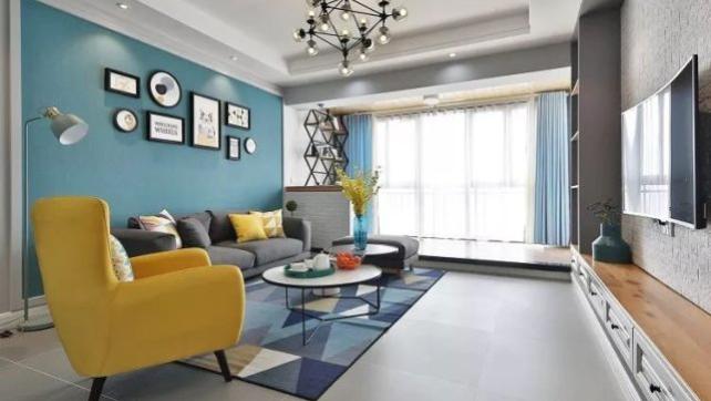 116㎡时尚北欧风，清新配色超漂亮，把生活过成诗！