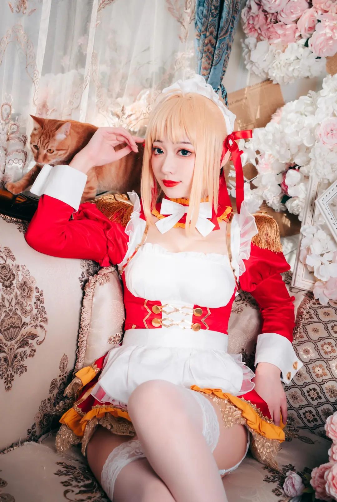 尼禄|《Fate/EXTRA》尼禄女仆装COS合集