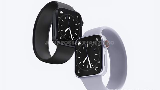 Apple Watch|Apple Watch Series 8渲染图曝光 这次真的是直角边！