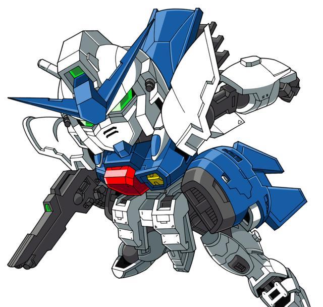 高達|各系列Q版高達主角機體插畫，第五張是什么高達？