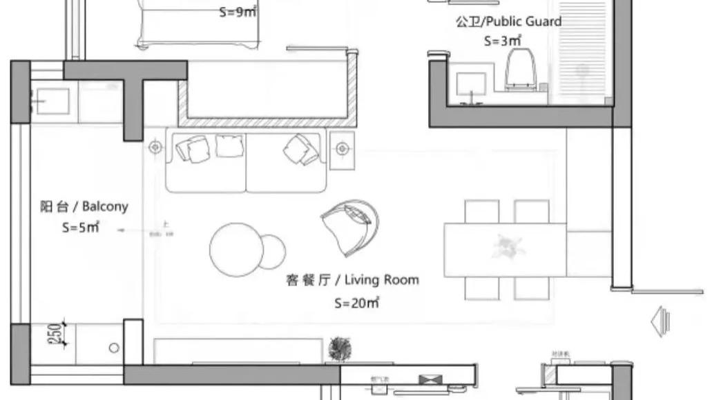 80㎡闲适日式风格，小空间也要有大容量