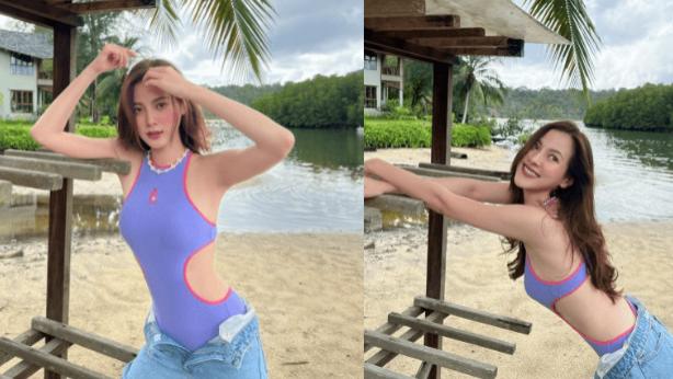 |泰国女星“小水”：穿露背泳衣，大秀好身材，29岁仍单身