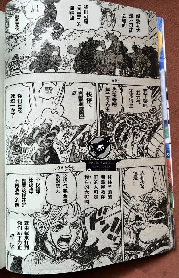 凯多|海贼王1050话汉化，凯多战败生死不知，桃之助即将登上将军宝座