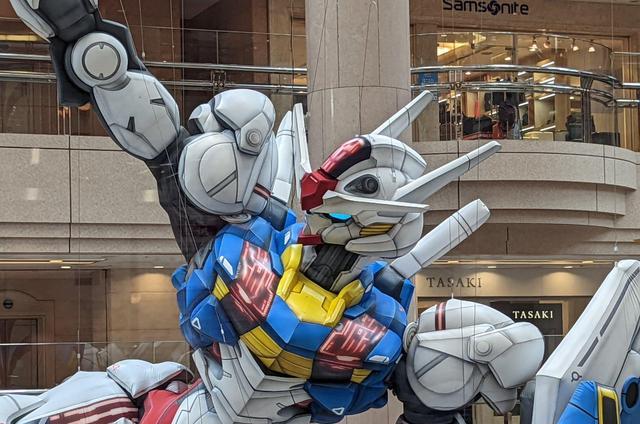 机动战士高达|机动战士高达水星的魔女:越看越顺眼超带感的巨型风灵高达气球