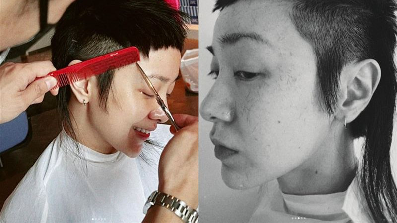 郭采洁|郭采洁怎么了？36岁近况曝“头发秃一大片”网友吓：像狗啃