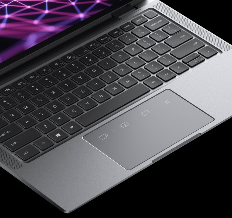 软件|戴尔最薄的 Latitude 为触控板带来视频通话控制