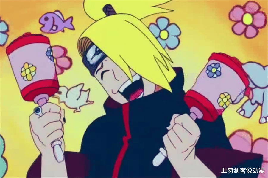 火影忍者|火影：迪达拉艺术的关键之处在哪？嘴不重要，左眼望远镜才是关键