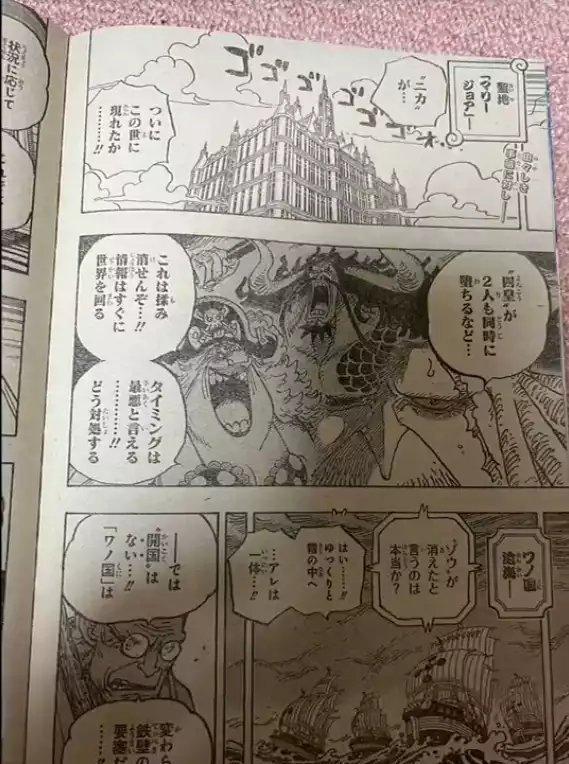 五老星|海贼王1052话：凯多和大妈的败北让五老星慌了以藏确定凉了