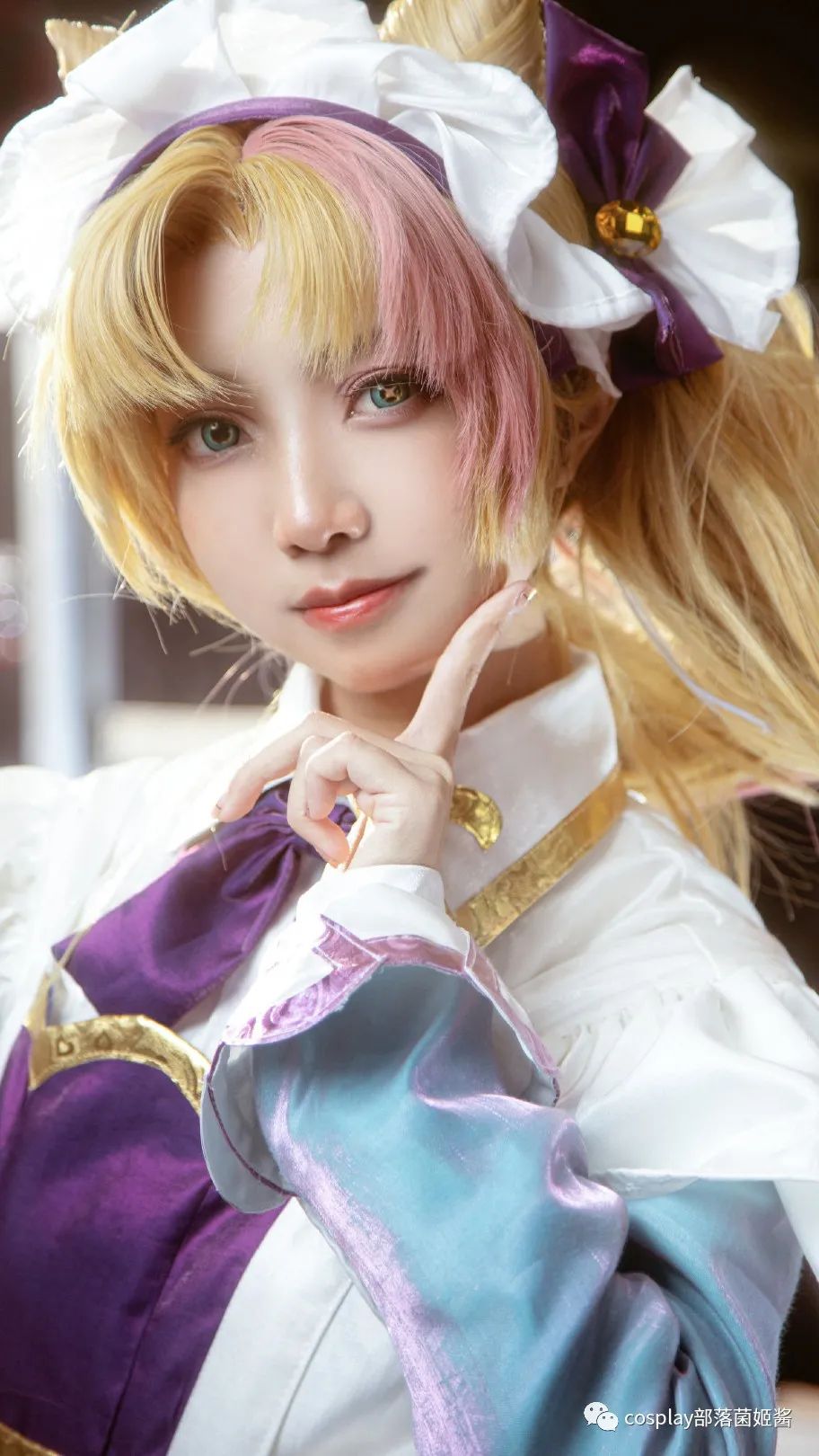 |cos:?英雄联盟格温cos正片@壮汉七煞