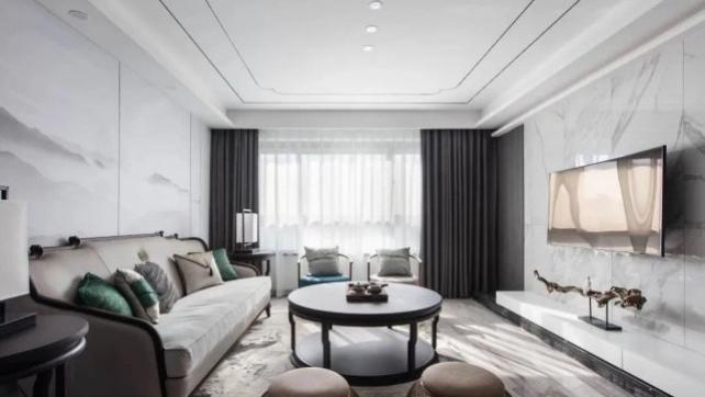 140㎡新中式风格装修，让繁琐与陈旧转变为轻盈与新意