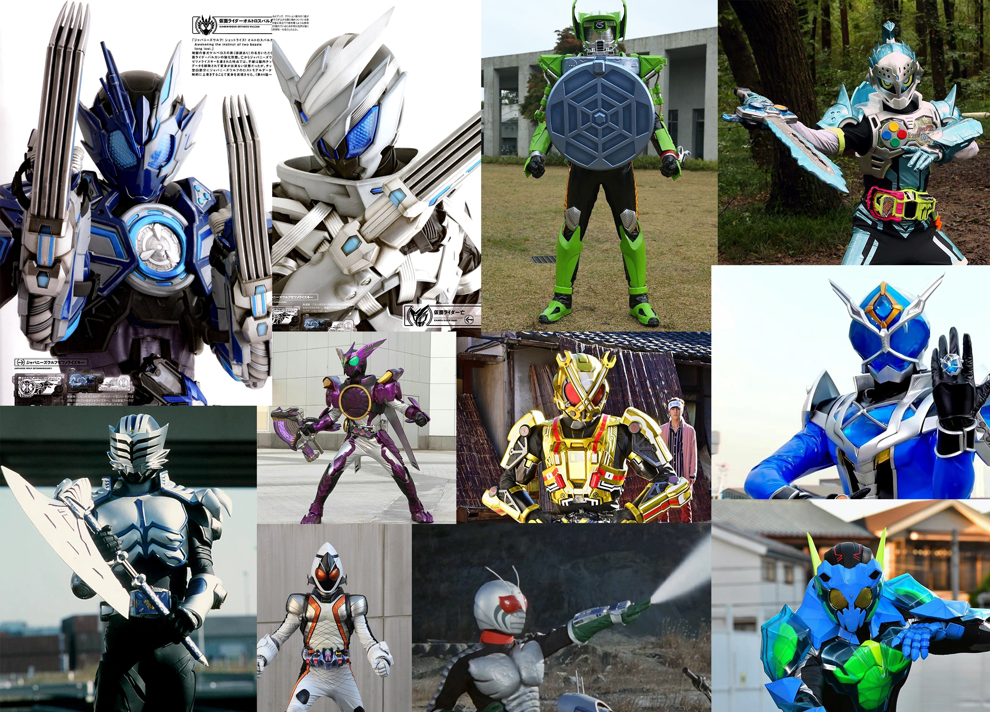 |夏日假面骑士系列,看到他们就感觉到凉快,尤其是破壳暴龙和冰狮