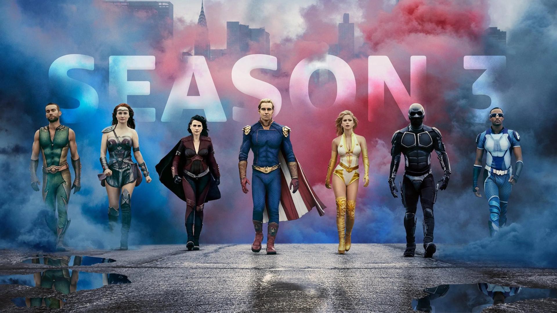 主持人|《黑袍纠察队》第三季新角色海报，祖国人和星光等亮相