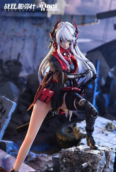 手辦|戰雙帕彌什：露西亞深紅之淵包膠可動手辦官圖堪稱頂級的大長腿