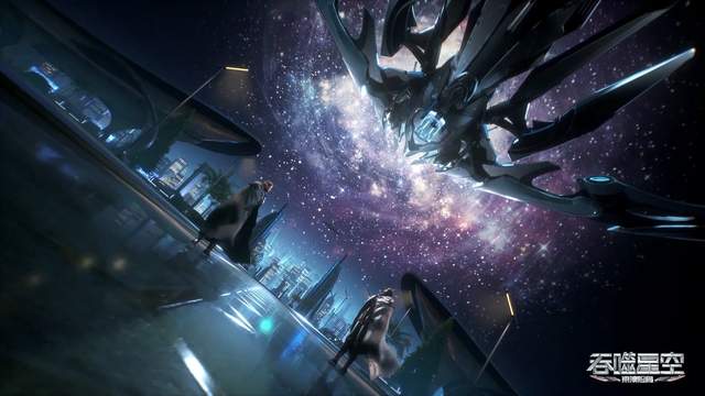 吞噬星空|吞噬星空:雷神登场,洪施展黑色领域,雷神甘拜下风