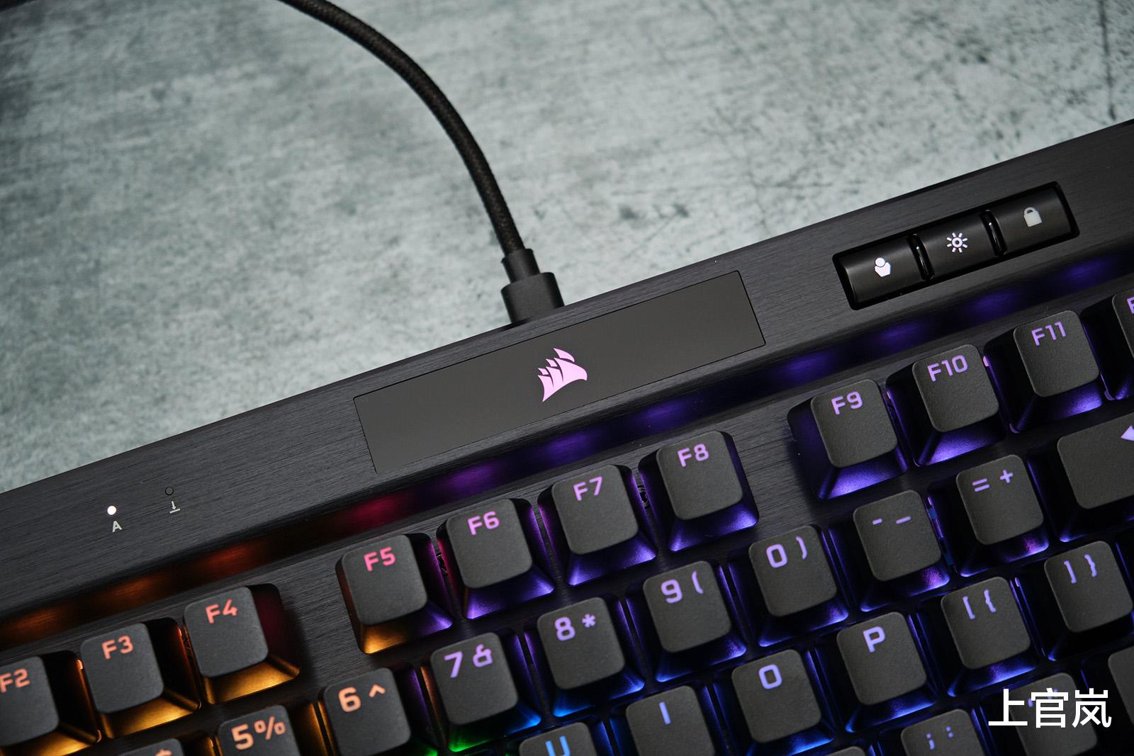 美商海盗船|硬核电竞唯快不破，美商海盗船K70 RGB TKL OPX光轴机械键盘