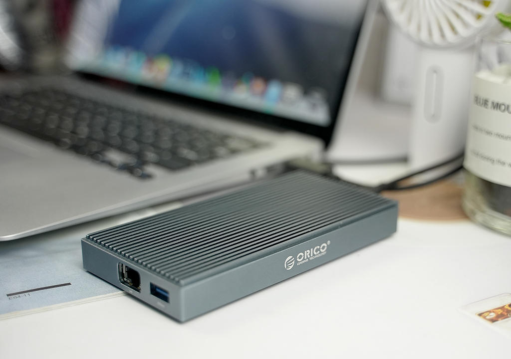 苹果|接口拓展、高速传输!奥睿科9合一硬盘盒扩展坞:助力高效办公