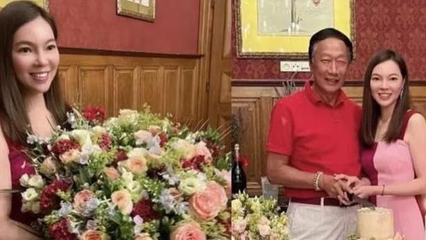 曾馨莹|郭台铭和妻子庆祝结婚14周年，47岁妻子保养得当