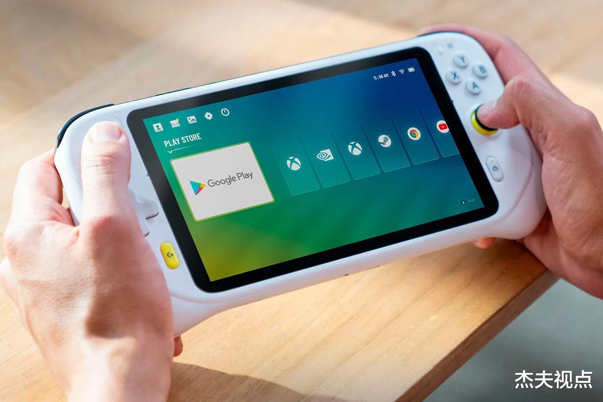 罗技|腾讯游戏掌机亮相!和罗技合作,原生安卓可支持各大云游戏
