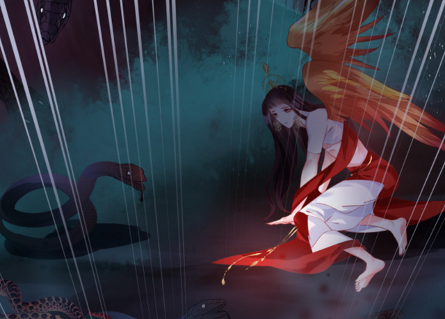 漫画|魔尊要抱抱:小凤凰中蛇毒发狂,烛曰替其取灵药,对战蛇窟太帅了